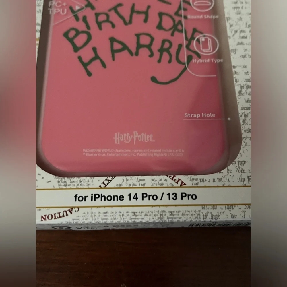 New Harry Potter iPhone 14 Pro / 13 Pro IIIIfit Case 6.1 Birthday Cake